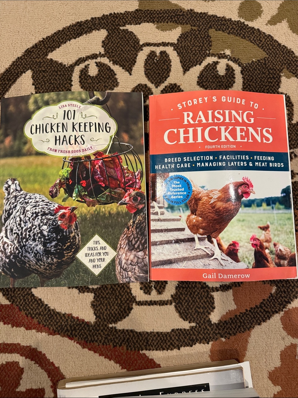 Raising Chickens Book - Orange Cover